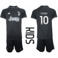 Juventus Paul Pogba #10 Tredje Dräkt Barn 2023-24 Kortärmad (+ Korta byxor)